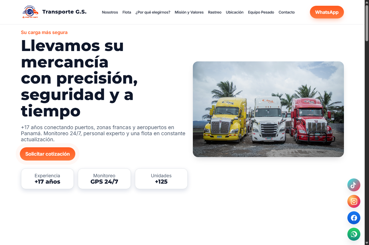Portal Corporativo Transporte GS